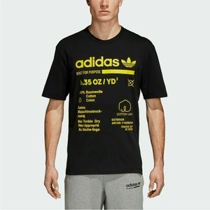 Adidas Originals Kaval Graphic T-Shirt Black Men's